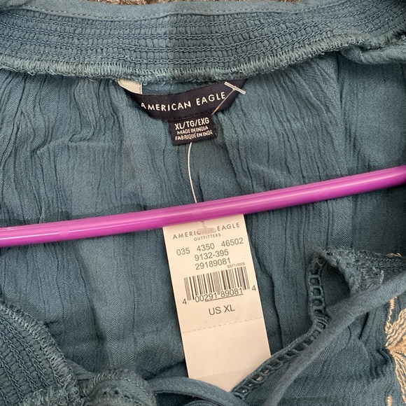American eagle teal blouse - Picture 3 of 3